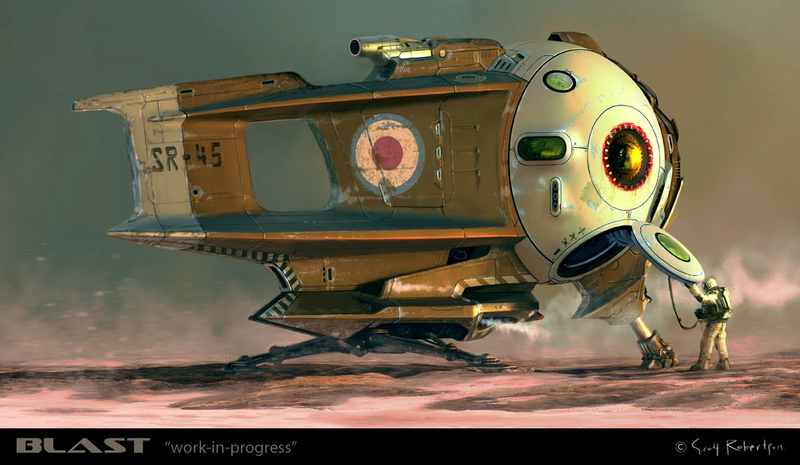 Illustration for article titled Spaceship Concept Art (Gallery 2)